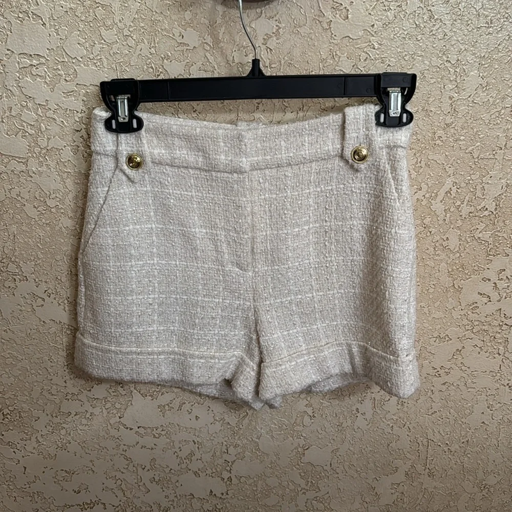 NWT Karen Millen Sparkle Tweed Military Blazer & Short Set - Picture 7 of 17